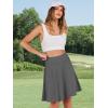 imageANRABESS Women Knee Length Tennis Golf Skorts Skirts Summer High Waisted Athletic Skirt Casual Travel Builtin Shorts ClothesDeep Gray