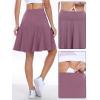 imageANRABESS Women Knee Length Tennis Golf Skorts Skirts Summer High Waisted Athletic Skirt Casual Travel Builtin Shorts ClothesDeep Purple
