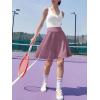 imageANRABESS Women Knee Length Tennis Golf Skorts Skirts Summer High Waisted Athletic Skirt Casual Travel Builtin Shorts ClothesDeep Purple