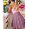 imageANRABESS Women Knee Length Tennis Golf Skorts Skirts Summer High Waisted Athletic Skirt Casual Travel Builtin Shorts ClothesDeep Purple