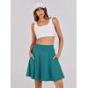 imageANRABESS Women Knee Length Tennis Golf Skorts Skirts Summer High Waisted Athletic Skirt Casual Travel Builtin Shorts ClothesGreen