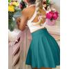 imageANRABESS Women Knee Length Tennis Golf Skorts Skirts Summer High Waisted Athletic Skirt Casual Travel Builtin Shorts ClothesGreen