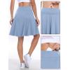 imageANRABESS Women Knee Length Tennis Golf Skorts Skirts Summer High Waisted Athletic Skirt Casual Travel Builtin Shorts ClothesLight Blue