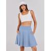 imageANRABESS Women Knee Length Tennis Golf Skorts Skirts Summer High Waisted Athletic Skirt Casual Travel Builtin Shorts ClothesLight Blue