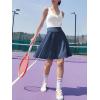 imageANRABESS Women Knee Length Tennis Golf Skorts Skirts Summer High Waisted Athletic Skirt Casual Travel Builtin Shorts ClothesNavy Blue