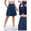 imageANRABESS Women Knee Length Tennis Golf Skorts Skirts Summer High Waisted Athletic Skirt Casual Travel Builtin Shorts ClothesNavy Blue