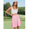 imageANRABESS Women Knee Length Tennis Golf Skorts Skirts Summer High Waisted Athletic Skirt Casual Travel Builtin Shorts ClothesPink