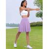 imageANRABESS Women Knee Length Tennis Golf Skorts Skirts Summer High Waisted Athletic Skirt Casual Travel Builtin Shorts ClothesPurple