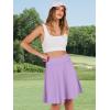 imageANRABESS Women Knee Length Tennis Golf Skorts Skirts Summer High Waisted Athletic Skirt Casual Travel Builtin Shorts ClothesPurple
