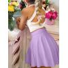 imageANRABESS Women Knee Length Tennis Golf Skorts Skirts Summer High Waisted Athletic Skirt Casual Travel Builtin Shorts ClothesPurple