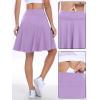 imageANRABESS Women Knee Length Tennis Golf Skorts Skirts Summer High Waisted Athletic Skirt Casual Travel Builtin Shorts ClothesPurple