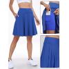 imageANRABESS Women Knee Length Tennis Golf Skorts Skirts Summer High Waisted Athletic Skirt Casual Travel Builtin Shorts ClothesRoyal