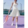 imageANRABESS Women Knee Length Tennis Golf Skorts Skirts Summer High Waisted Athletic Skirt Casual Travel Builtin Shorts ClothesWhite