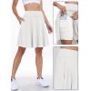 imageANRABESS Women Knee Length Tennis Golf Skorts Skirts Summer High Waisted Athletic Skirt Casual Travel Builtin Shorts ClothesWhite