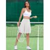 imageANRABESS Women Knee Length Tennis Golf Skorts Skirts Summer High Waisted Athletic Skirt Casual Travel Builtin Shorts ClothesWhite