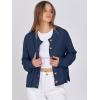 imageANRABESS Women Knit Cardigans Sweater Open Front Button Down Long Sleeve Cropped Lady Jacket Outwear 2025 Fall OutfitsDeep Blue