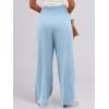 imageANRABESS Women Linen Palazzo Pants Summer Boho Wide Leg High Waist Casual Lounge Pant 2025 Beach Travel Vacation OutfitsBaby Blue