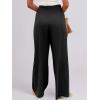 imageANRABESS Women Linen Palazzo Pants Summer Boho Wide Leg High Waist Casual Lounge Pant 2025 Beach Travel Vacation OutfitsBlack