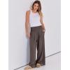 imageANRABESS Women Linen Palazzo Pants Summer Boho Wide Leg High Waist Casual Lounge Pant 2025 Beach Travel Vacation OutfitsCoffee
