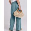 imageANRABESS Women Linen Palazzo Pants Summer Boho Wide Leg High Waist Casual Lounge Pant 2025 Beach Travel Vacation OutfitsLake