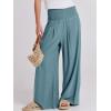 imageANRABESS Women Linen Palazzo Pants Summer Boho Wide Leg High Waist Casual Lounge Pant 2025 Beach Travel Vacation OutfitsLake