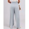 imageANRABESS Women Linen Palazzo Pants Summer Boho Wide Leg High Waist Casual Lounge Pant 2025 Beach Travel Vacation OutfitsLight Blue
