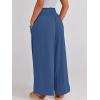imageANRABESS Women Palazzo Pants Summer Boho Bagyy Wide Leg High Smocked Waist Casual Loose Lounge Pant with PocketBlue