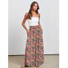 imageANRABESS Women Palazzo Pants Summer Boho Bagyy Wide Leg High Smocked Waist Casual Loose Lounge Pant with PocketFloral Black Red