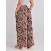 imageANRABESS Women Palazzo Pants Summer Boho Bagyy Wide Leg High Smocked Waist Casual Loose Lounge Pant with PocketFloral Black Red