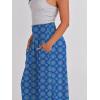 imageANRABESS Women Palazzo Pants Summer Boho Bagyy Wide Leg High Smocked Waist Casual Loose Lounge Pant with PocketFloral Blue