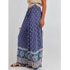 imageANRABESS Women Palazzo Pants Summer Boho Bagyy Wide Leg High Smocked Waist Casual Loose Lounge Pant with PocketFloral Pink Blue