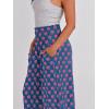 imageANRABESS Women Palazzo Pants Summer Boho Bagyy Wide Leg High Smocked Waist Casual Loose Lounge Pant with PocketFloral Pink Blue