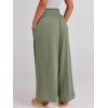 imageANRABESS Women Palazzo Pants Summer Boho Bagyy Wide Leg High Smocked Waist Casual Loose Lounge Pant with PocketOlive