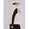 imageANRABESS Women Puffer Vest Sleeveless Zip Up Stand Collar Quilted Lightweight Jacket Winter Warm Puffer Padded Down OuterwearApricot