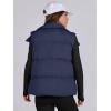 imageANRABESS Women Puffer Vest Sleeveless Zip Up Stand Collar Quilted Lightweight Jacket Winter Warm Puffer Padded Down OuterwearBlue