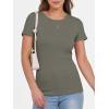 imageANRABESS Women Short Sleeve Crewneck Ribbed Knit Slim Fitted Shirts Summer Tops Basic Tee TShirt Casual Spring 2025 ClothesArmy Green
