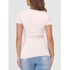 imageANRABESS Women Short Sleeve Crewneck Ribbed Knit Slim Fitted Shirts Summer Tops Basic Tee TShirt Casual Spring 2025 ClothesBeige