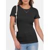 imageANRABESS Women Short Sleeve Crewneck Ribbed Knit Slim Fitted Shirts Summer Tops Basic Tee TShirt Casual Spring 2025 ClothesBlack