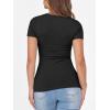 imageANRABESS Women Short Sleeve Crewneck Ribbed Knit Slim Fitted Shirts Summer Tops Basic Tee TShirt Casual Spring 2025 ClothesBlack