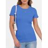 imageANRABESS Women Short Sleeve Crewneck Ribbed Knit Slim Fitted Shirts Summer Tops Basic Tee TShirt Casual Spring 2025 ClothesBlue