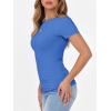 imageANRABESS Women Short Sleeve Crewneck Ribbed Knit Slim Fitted Shirts Summer Tops Basic Tee TShirt Casual Spring 2025 ClothesBlue