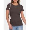 imageANRABESS Women Short Sleeve Crewneck Ribbed Knit Slim Fitted Shirts Summer Tops Basic Tee TShirt Casual Spring 2025 ClothesBrown