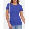imageANRABESS Women Short Sleeve Crewneck Ribbed Knit Slim Fitted Shirts Summer Tops Basic Tee TShirt Casual Spring 2025 ClothesDeep Blue