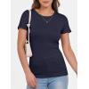imageANRABESS Women Short Sleeve Crewneck Ribbed Knit Slim Fitted Shirts Summer Tops Basic Tee TShirt Casual Spring 2025 ClothesNavy Blue