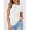 imageANRABESS Women Short Sleeve Crewneck Ribbed Knit Slim Fitted Shirts Summer Tops Basic Tee TShirt Casual Spring 2025 ClothesWhite