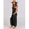 imageANRABESS Women Summer Casual Dressy Sleeveless Smocked Wide Leg Linen Jumpsuits Rompers 2025 Trendy Travel Outfit PocketBlack