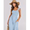 imageANRABESS Women Summer Casual Dressy Sleeveless Smocked Wide Leg Linen Jumpsuits Rompers 2025 Trendy Travel Outfit PocketBlue