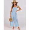 imageANRABESS Women Summer Casual Dressy Sleeveless Smocked Wide Leg Linen Jumpsuits Rompers 2025 Trendy Travel Outfit PocketBlue