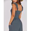 imageANRABESS Women Summer Casual Dressy Sleeveless Smocked Wide Leg Linen Jumpsuits Rompers 2025 Trendy Travel Outfit PocketDark Gray