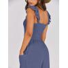 imageANRABESS Women Summer Casual Dressy Sleeveless Smocked Wide Leg Linen Jumpsuits Rompers 2025 Trendy Travel Outfit PocketDeep Blue